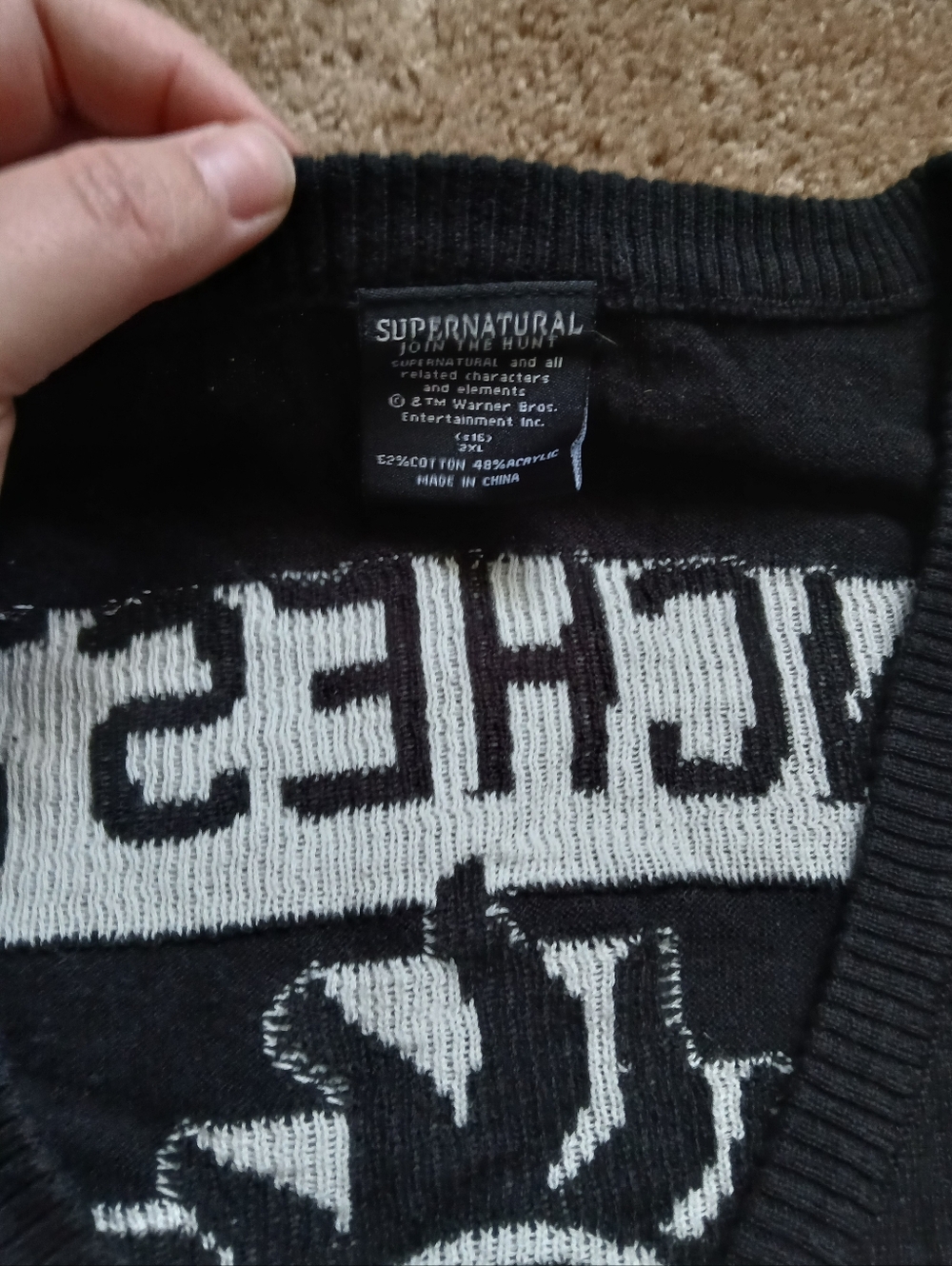 Supernatural Join the Hunt Cardigan - Picture 3 of 4